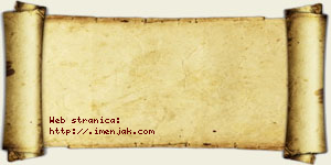 Emilija Jović vizit kartica